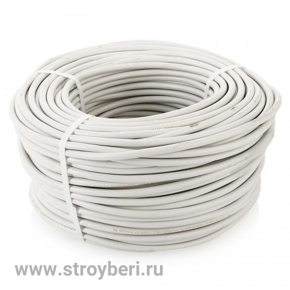 Провод ПУГСП (ПУГНП) 3*2,5 белый (100м) ТУ 3521-011-83901468-2011