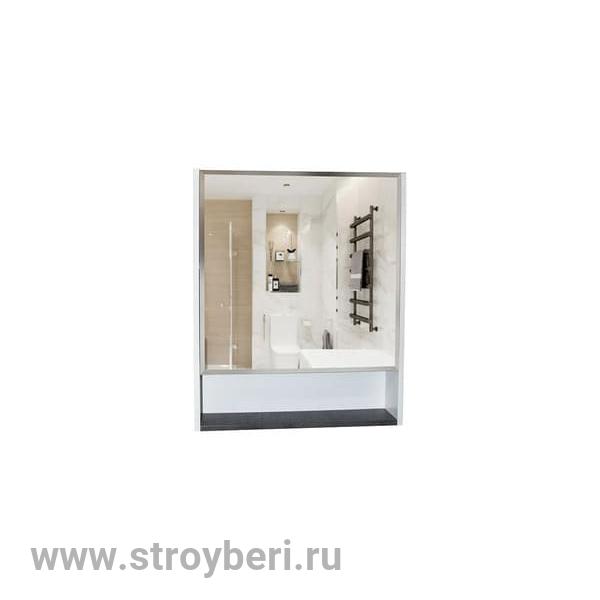 Зеркальный шкаф ''Сура 60'' без подсветки, без полок (ПВХ)