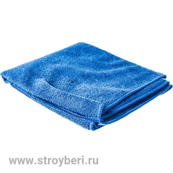 Тряпка для пола 40*50см микрофибра синий М-02F Рыжий Кот/200/ 310205