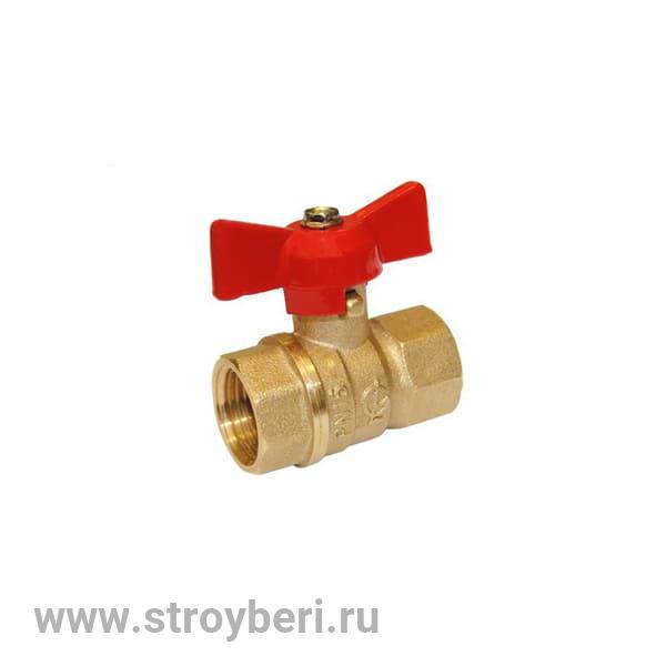 Кран шаровой 1/2'' вн/вн бабочка 11б27п1 Стандарт 230 ГАЛЛОП