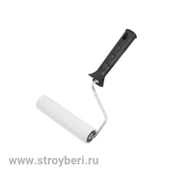 138-1180 Валик д/прикатки обоев, резиновый 180 мм, ручка 6 мм ''B.E.'' (45шт/уп)