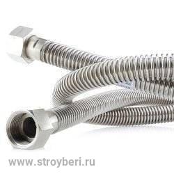 Подводка газ. сильф. 1/2 0.5 г/г РОССИЯ TUBOFLEX+штуцер (диэлектрик) (200)