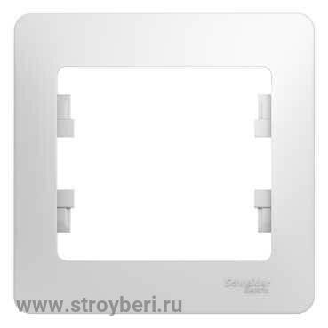 Schneider-Electric Glossa рамка 1-ая белый 1/45/270