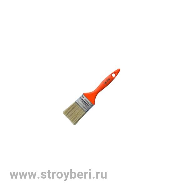 770-100 Кисть плоская ''PROFI универсальная'' 100х15мм, светлая смеш. щетина, пласт. ручка (12шт/60упД