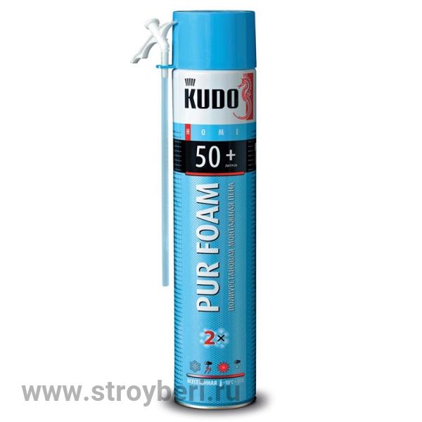 KUPH10U50+ Пена полиуретановая монтажная бытовая KUDO HOME 50+ 1000 мл Д
