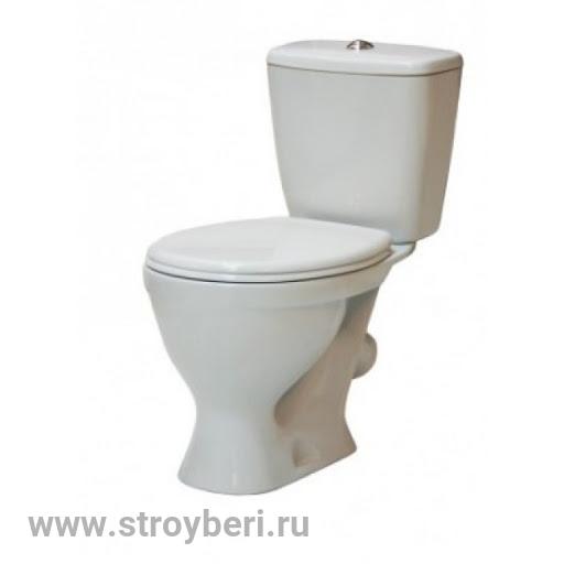 Унитаз-компакт ''Эталон'' эконом/стандарт(кос, нижн, арм.Уклад, сид.полипропилен) (Sanita)