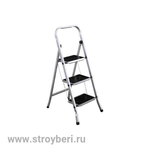Стремянка 3 ступ.высота вверх.площадки 0,68м антискол.ступ.КЛАСС ПЛЮС /4 123303