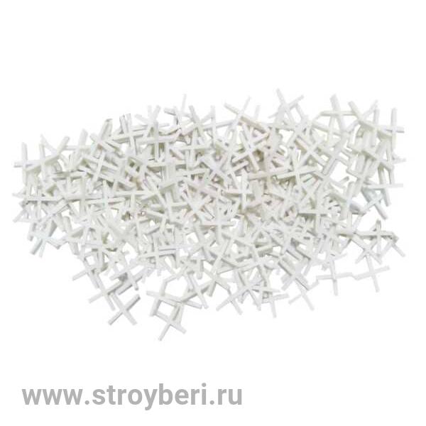 338-0020 Крестики для кафеля 2,0 мм, 200шт (100пак/короб)