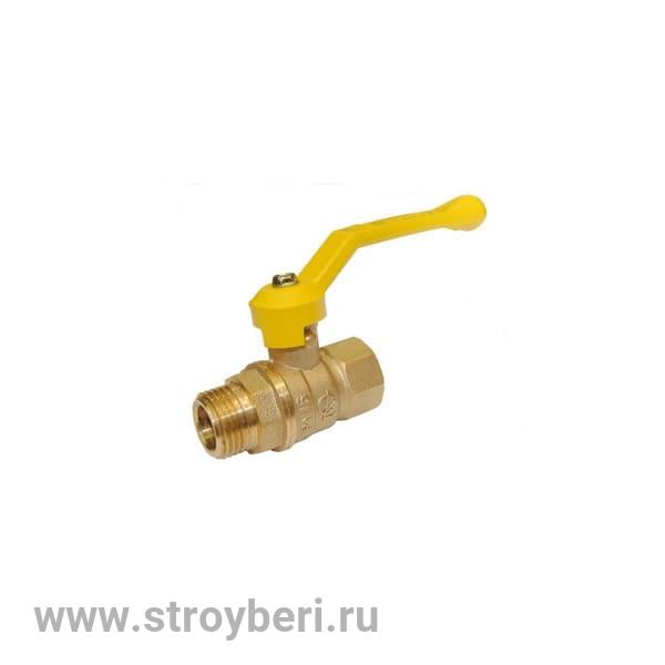 Кран газ шаровой 1/2'' вн/нар рукоятка 11б27п Стандарт 221 ГАЛЛОП/ PN40