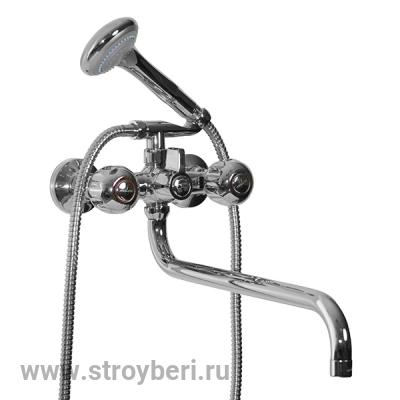 Смеситель для ванны и умывальника 1/2 кер.MIXLINE ML02-02