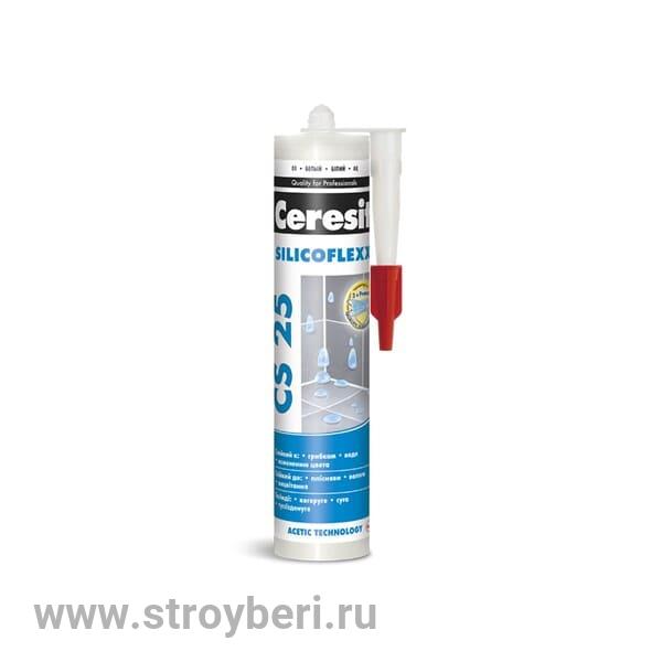 Герметик санит. силиконовый Ceresit CS-25 (натура)