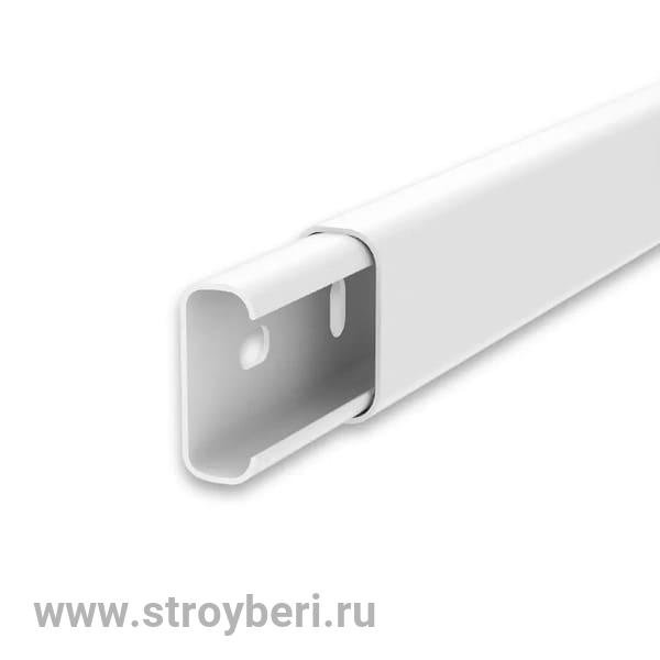 Кабель-канал 22х10мм 2,2м ''Деконика'', 001 Белый