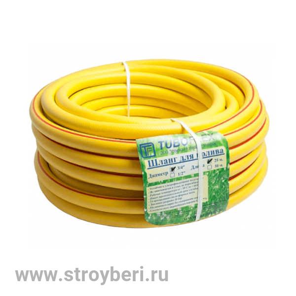 Шланг армированный для полива ''элит'' 1/2 (желтый) в бухте (25м)