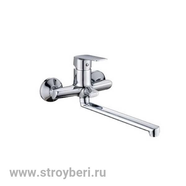 Смеситель д/ванны шар. с изливом F-30см. перекл.душа 103042-GR d35 GR 1/10