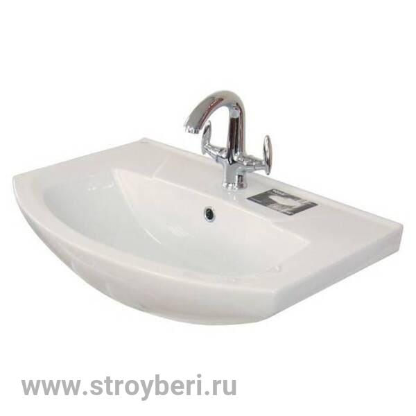 Умывальник ''Элеганс-55'' меб с/отв.белый (КИРОВ)