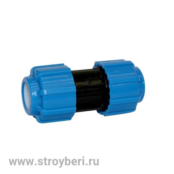 503298 Муфта соединительная ПЭ 32х32 (обж.) ТПК-Аква