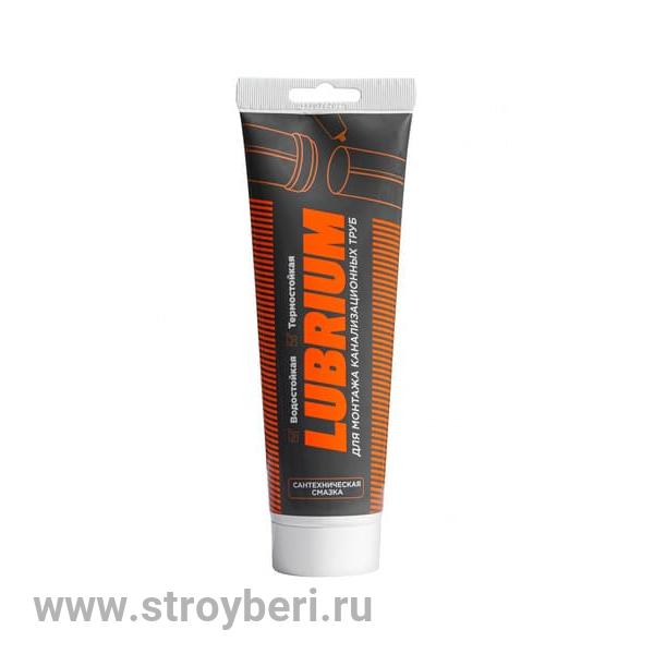 61144 Сантехническая смазка LUBRIUM, тюбик 60 мл, с еврослотом
