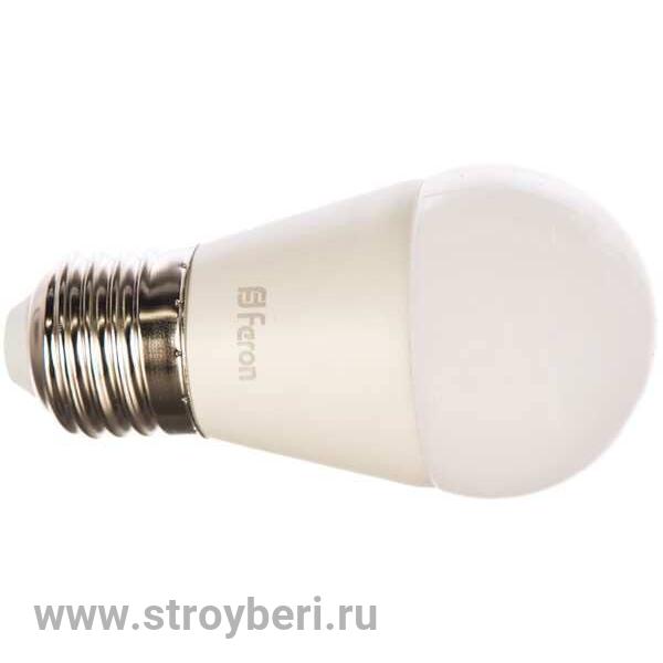 25950 Feron LB-750 E27 11W 4000K 935Lm 230V G45 лампа светодиодная шарик 90*45мм 1/10/100