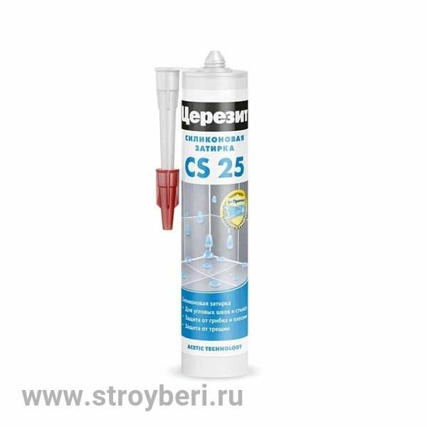 Герметик санит. силиконовый Ceresit CS-25 (сиена)