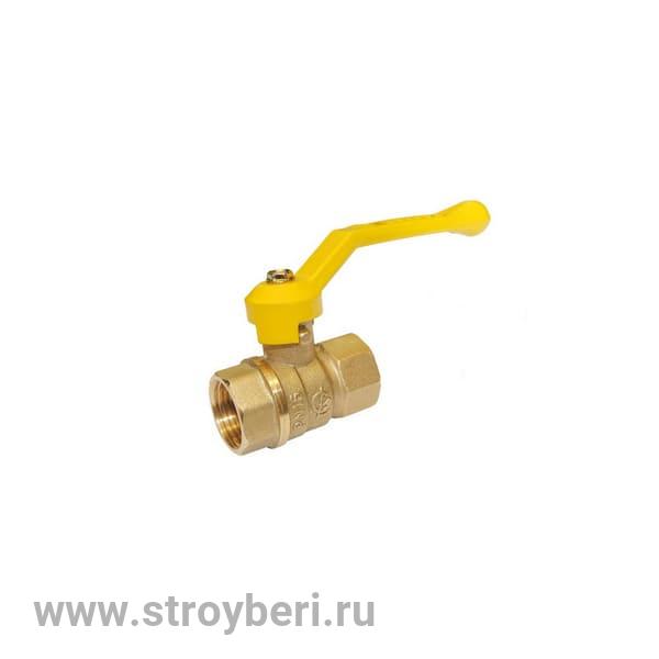 Кран газ шаровой 1/2'' вн/вн рукоятка 11б27п Стандарт 220 ГАЛЛОП/ PN40