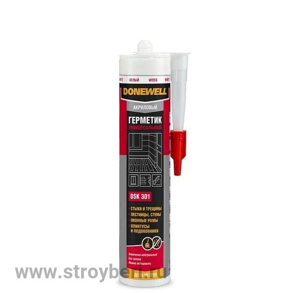 DSK-301 Герметик DoneWell акриловый универсальный белый 260 мл DSK-301