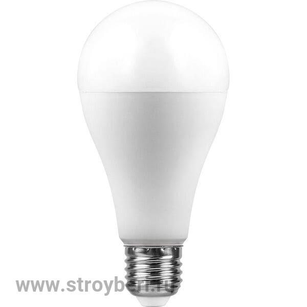 25792 Feron LB-100 E27 25W 6400K 2200Lm A65 лампа светодиодная шар 135*65мм 1/10/100