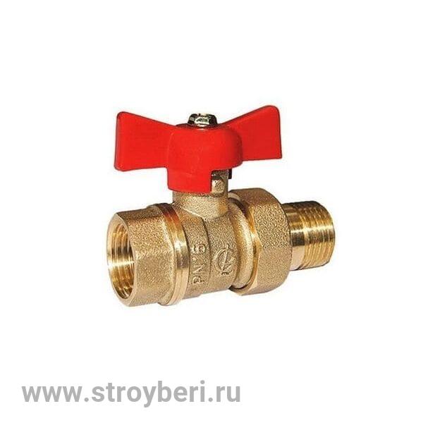 Кран шаровой 3/4'' вн/нар бабочка 11б27п1 Стандарт 231 ГАЛЛОП