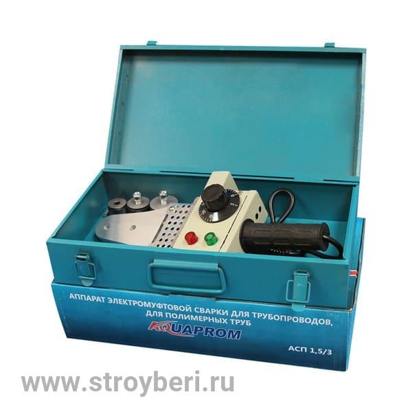 Комплект сварочного оборудования AQUAPROM M40/3 1500 Вт PP-R(в компл. насадки 20-32) Мет.короб.