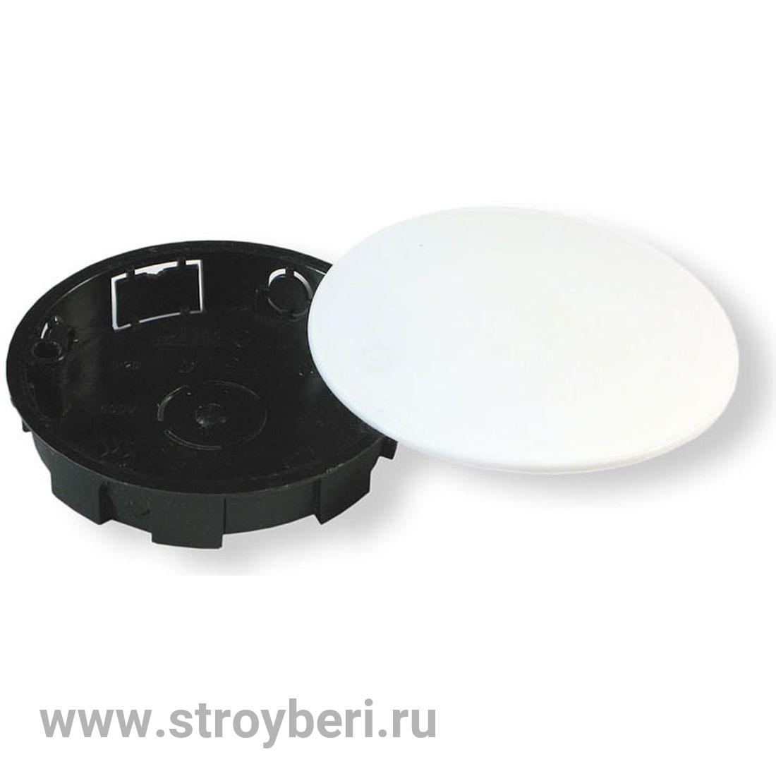 SQ1402-0194 Монтажная коробка У194 СП D75х15мм, крышка, TDM