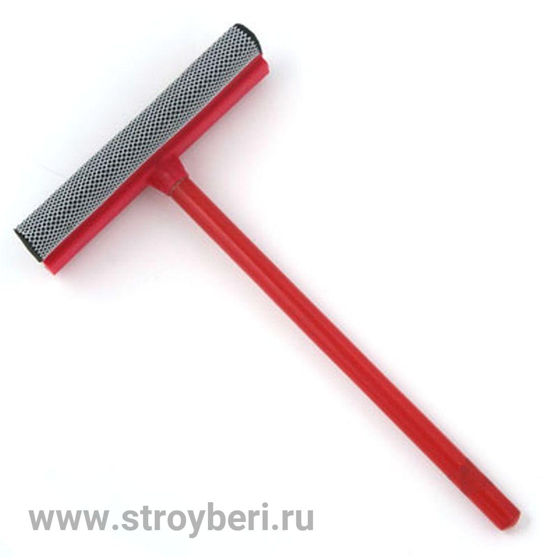 Окномойка с ручкой 20см 40см черная 444-019