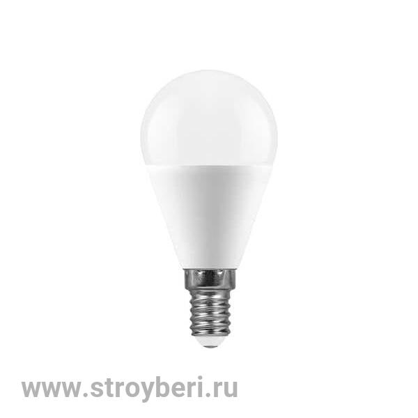 25947 Feron LB-750 E14 11W 4000K 935Lm 230V G45 лампа светодиодная шарик 90*45мм 1/10/100