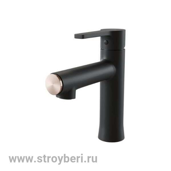 Смеситель для умывальника 35k MIXLINE ML23-04 ЧЕРНЫЙ
