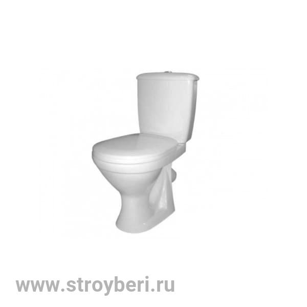 Унитаз-компакт ''Суперкомпакт'' белый (косой, нижн, сид, арм,гофра К828) (Ст.Оскол)
