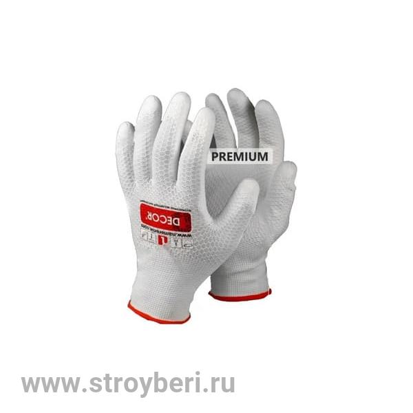 507-002 Перчатки DECOR PREMIUM прорезиненные, размер L (6шт/600шт)