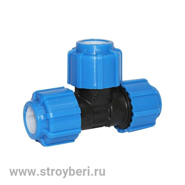 503337 Тройник ПЭ 32 (обж.) ТПК-Аква