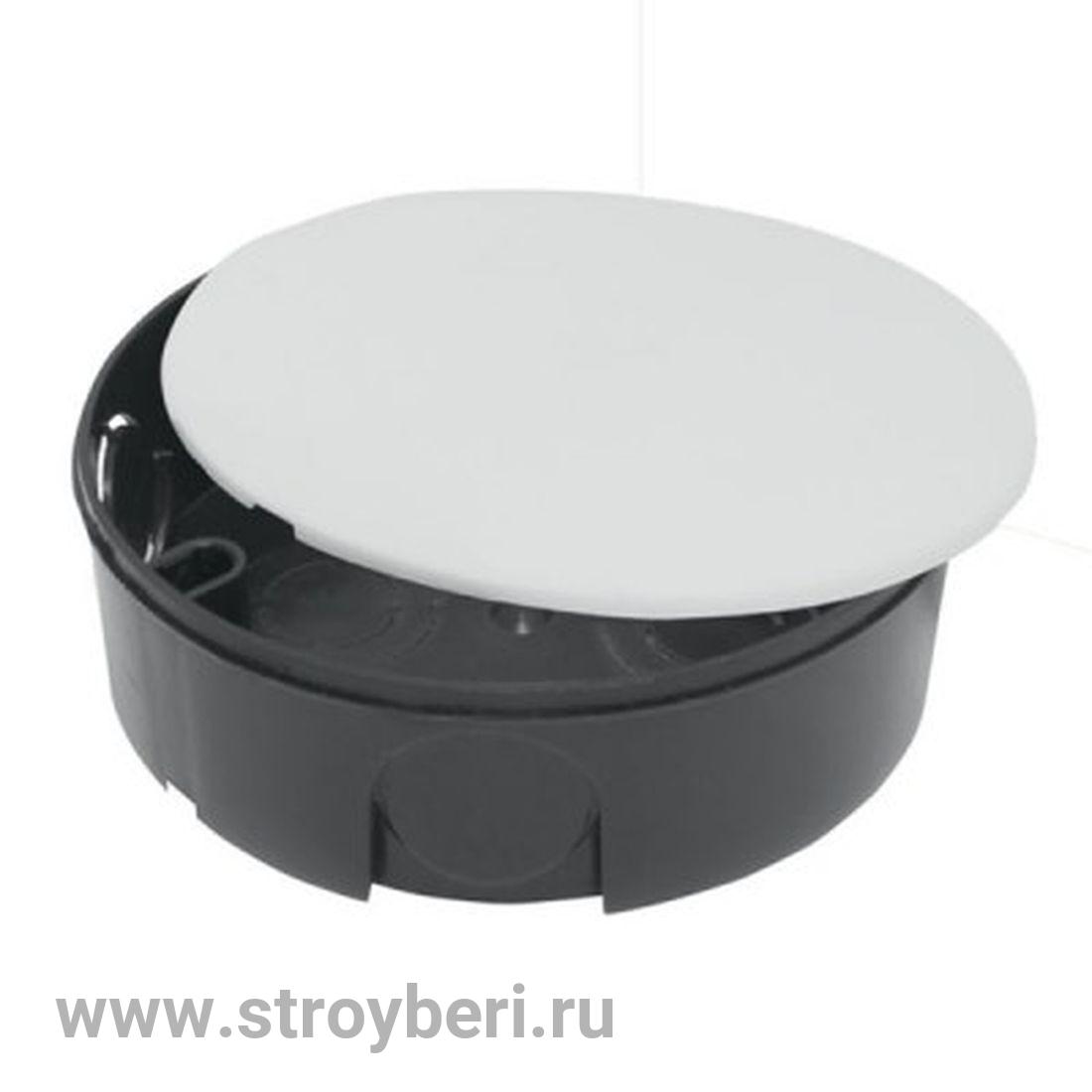 SQ1402-0192 Монтажная коробка У192 СП D102х30мм, крышка, TDM