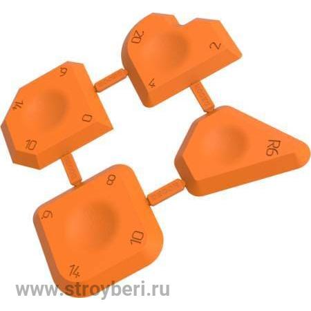 308-4000 Набор шпателей DЕCOR для формирования швов (125шт/625шт)*