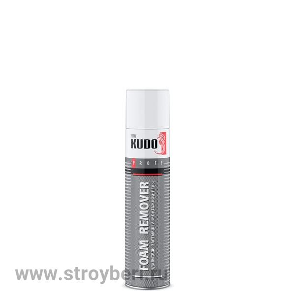 KUPH04R Удалитель застывшей монтажной пены KUDO FOAM REMOVER серия PROFF 405 мл Д