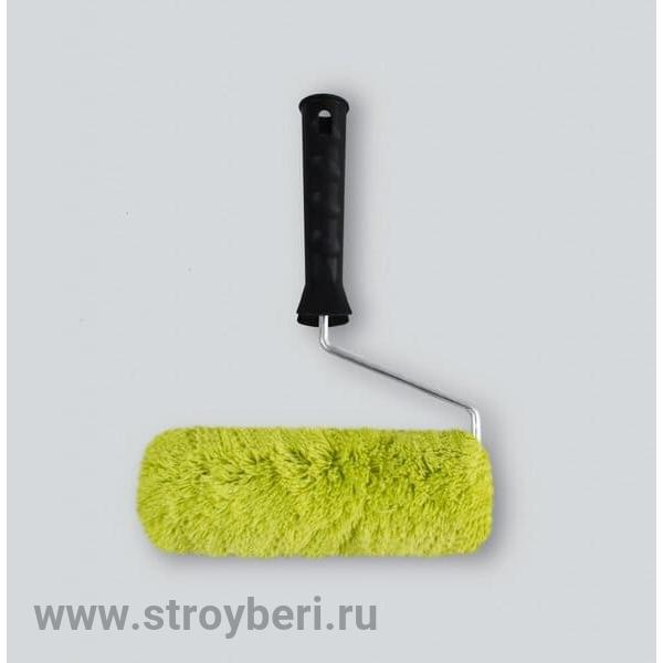 580-2180 Валик полиакрил Зеленый 180мм, d 42мм, ручка 6мм, ворс 18мм, ''B.E.'' (55шт/уп)Д