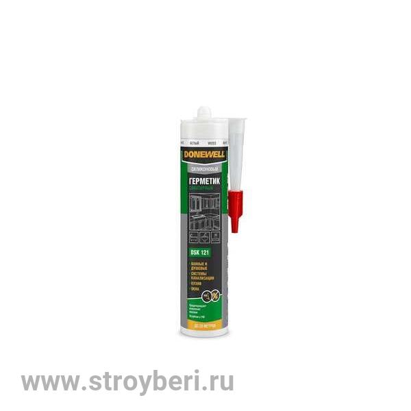 DSK-121 Герметик DoneWell силиконовый санитарный белый 260 мл
