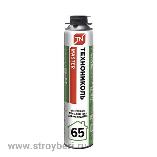 Пена монтажная бытовая ТЕХНОНИКОЛЬ MASTER 65 всесезонная
