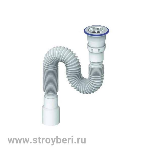 Гофросифон 1 1/2''*40*50 D85 (800 мм) UNICORN