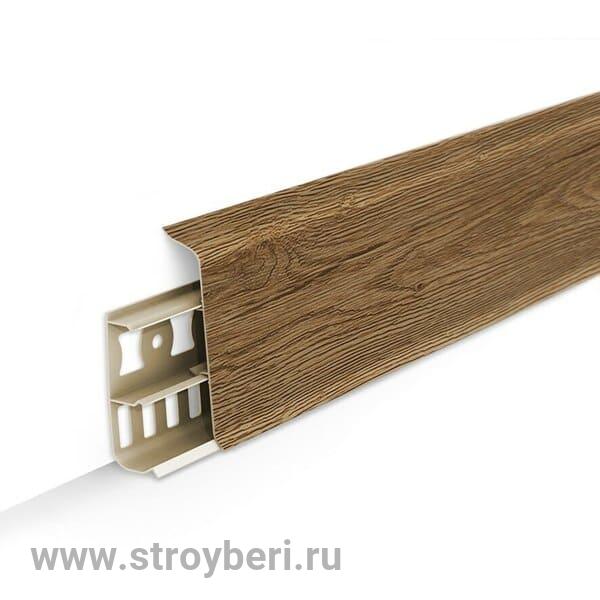 Плинтус ИДЕАЛ ДЕКОНИКА 211 Дуб рустик 70мм 2.2