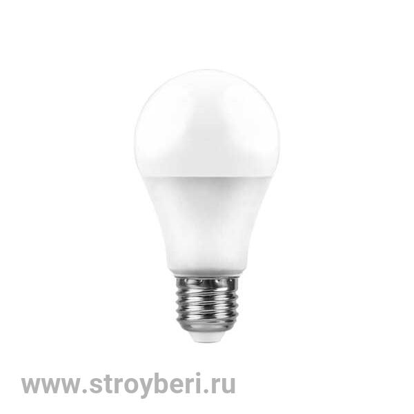 25490 Feron LB-93 E27 12W 6400K 1100Lm 230V A60 лампа светодиодная 118*60мм 1/10/100