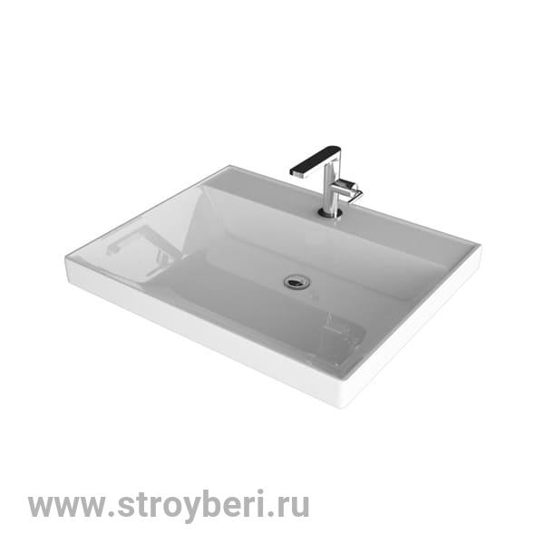Умывальник ''Corolina'' 60*60 ш*г над стиральной машиной без перелива, с кронштейнами (Andrea)