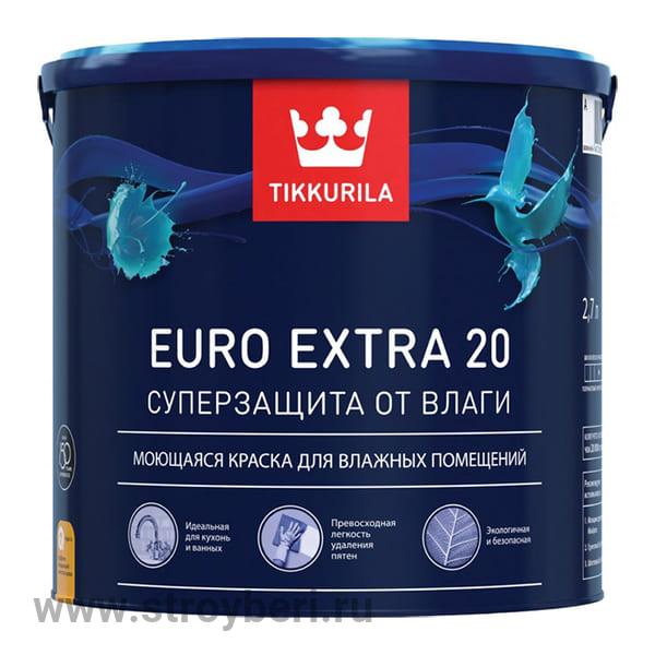 TIKKURILA EURO EXTRA 20 A краска 0.9л