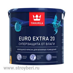 TIKKURILA EURO EXTRA 20 A краска 2.7л