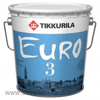 TIKKURILA EURO MATT 3 C краска 2.7л