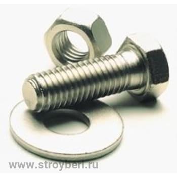 Болт с ш/г полн.резьба 8/25 (2) набор !