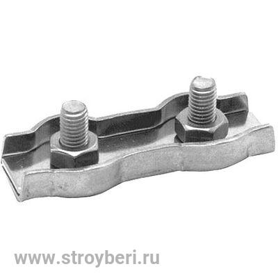 Зажим для стальных канатов DUPLEX 2мм (2) !